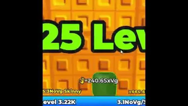 Late-game play showing a level in the thousands and large suffixed numbers